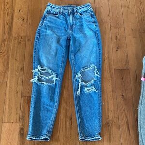 Distressed Blue Women's Jeans